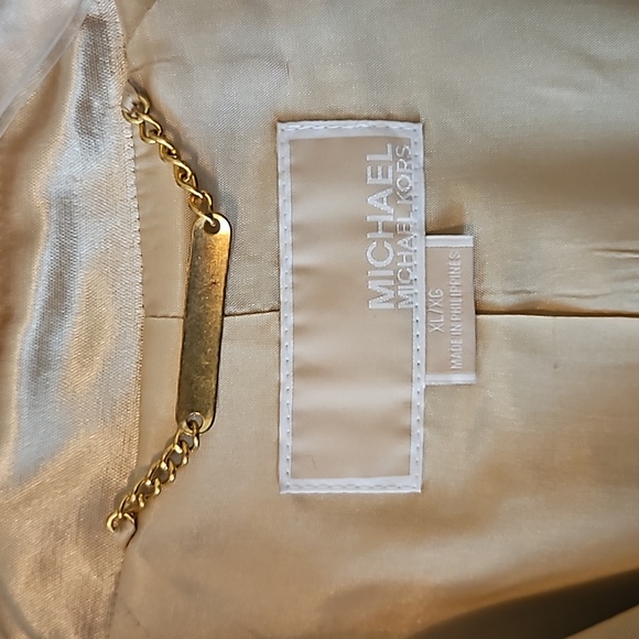 Michael Kors gold satin jacket - Picture 2 of 10